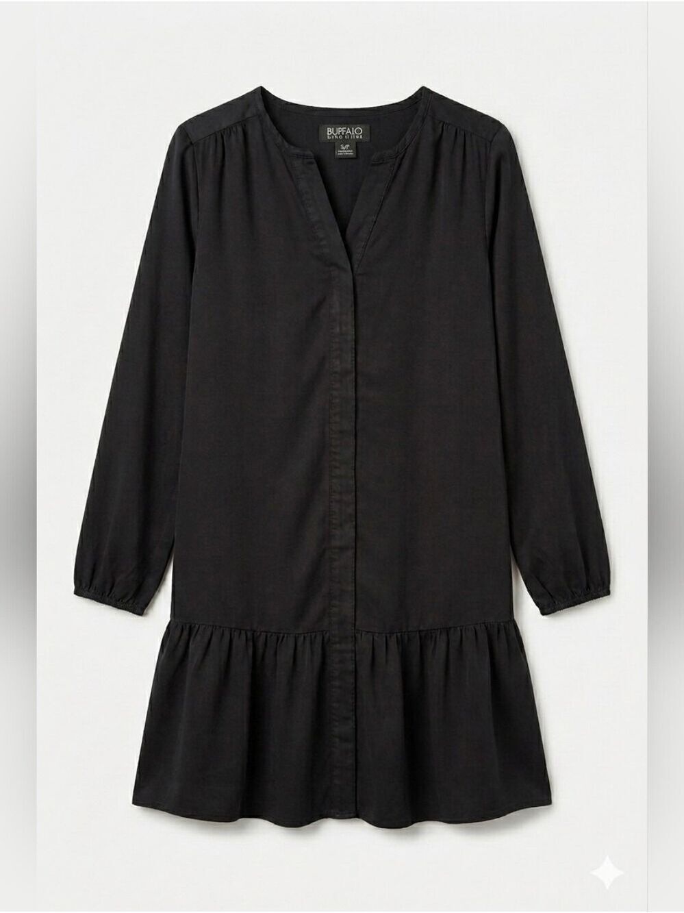 Buffalo David Bitton Black Long Sleeve Dress, NWT, Size Small